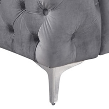 Black Eddard Velvet Armchair